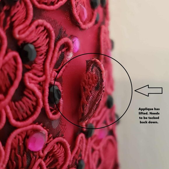 Women's Medium Pink Latin Ballroom Dance Fringe Rhinestone Dress Costume - Picture 12 of 16